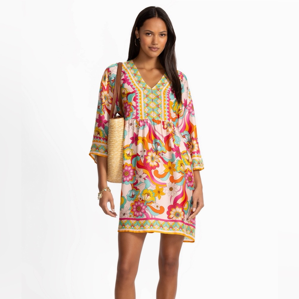 *NWT* Johnny Was Barbara Floral Minidress